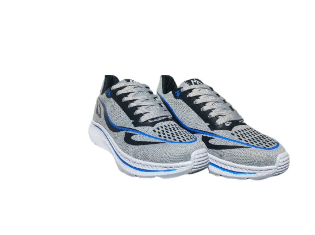 RUN LINE GRIS X AZUL