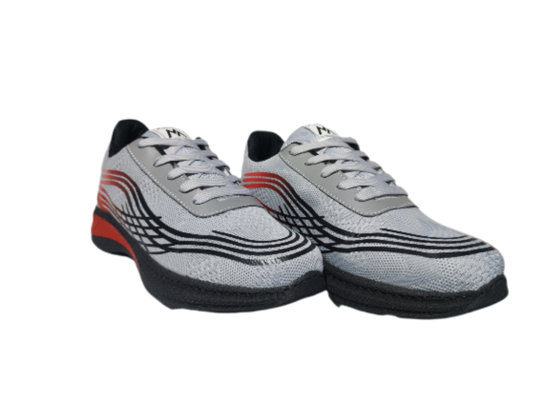 SPORT DUAL LINE GRIS POR ROJO